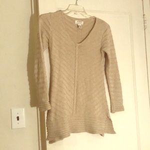 Beautiful beige sweater!